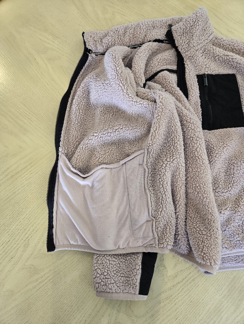 Calvin Klein Performance Sherpa Jacket - Picture 5 of 6